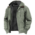 Walkin Closet-Men Jackets-Stylish Outdoor Jacket with Vintage Design and Practical Features