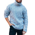 Walkin Closet-Men Sweaters-Cozy Oversized Sweater with High Collar for Winter Warmth