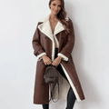 Walkin Closet-Women Coats-Women's Timeless Long Coat with Refined Elegance and Warmth