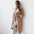 Walkin Closet-Women Coats-Women's Timeless Long Coat with Refined Elegance and Warmth