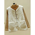 Walkin Closet-Women Jackets-Chic Sleeveless Lambswool Vest for Stylish Layering