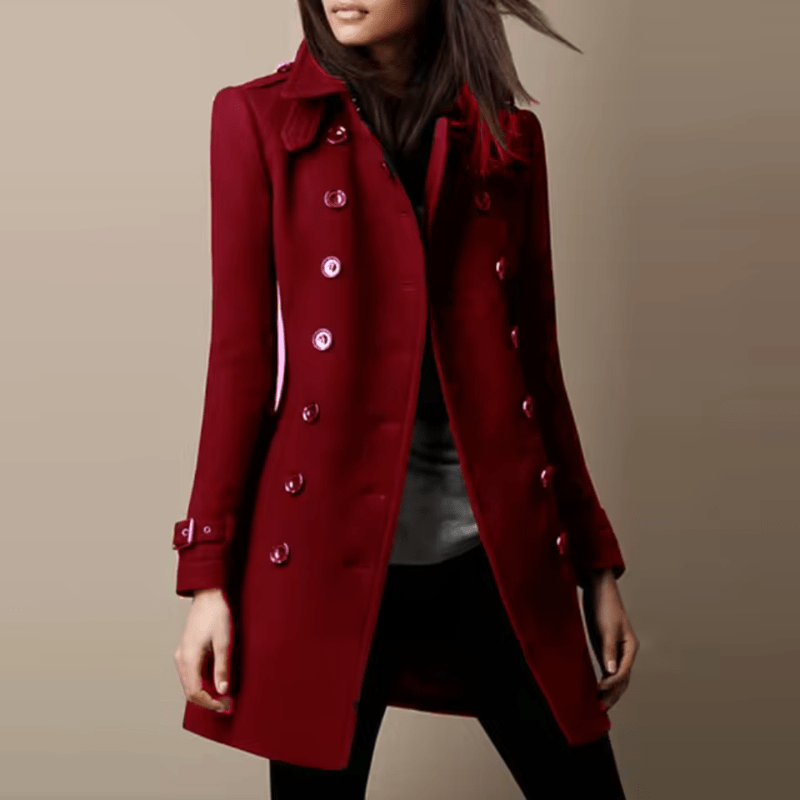 Walkin Closet-Women Jackets-Chic Slim-Fit Lapel Winter Coat for Stylish Women