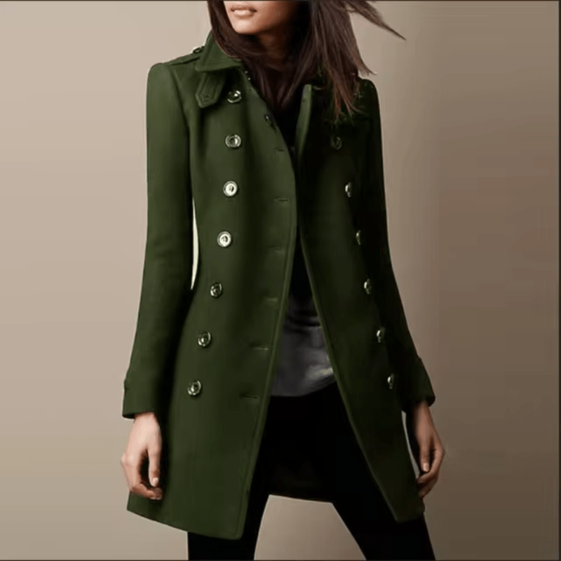 Walkin Closet-Women Jackets-Chic Slim-Fit Lapel Winter Coat for Stylish Women