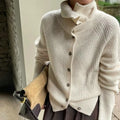 Walkin Closet-Women Sweaters-Classic Wool Turtleneck Sweater for Stylish Comfort